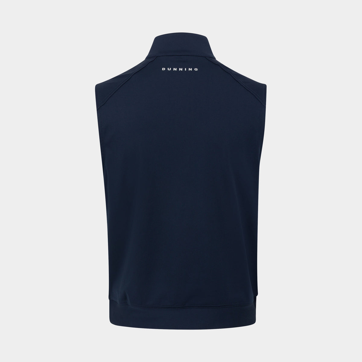 Player 2.0 Quarter Zip Vest in Halo navy, back view