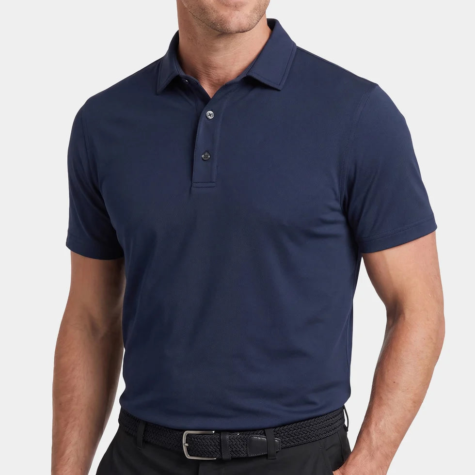 Quest Ventilated Performance Polo ventilated fabric detail