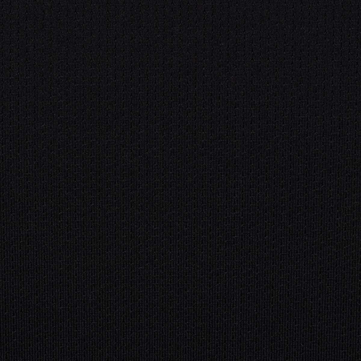 Quest Ventilated Performance Polo in black, fabric detail view