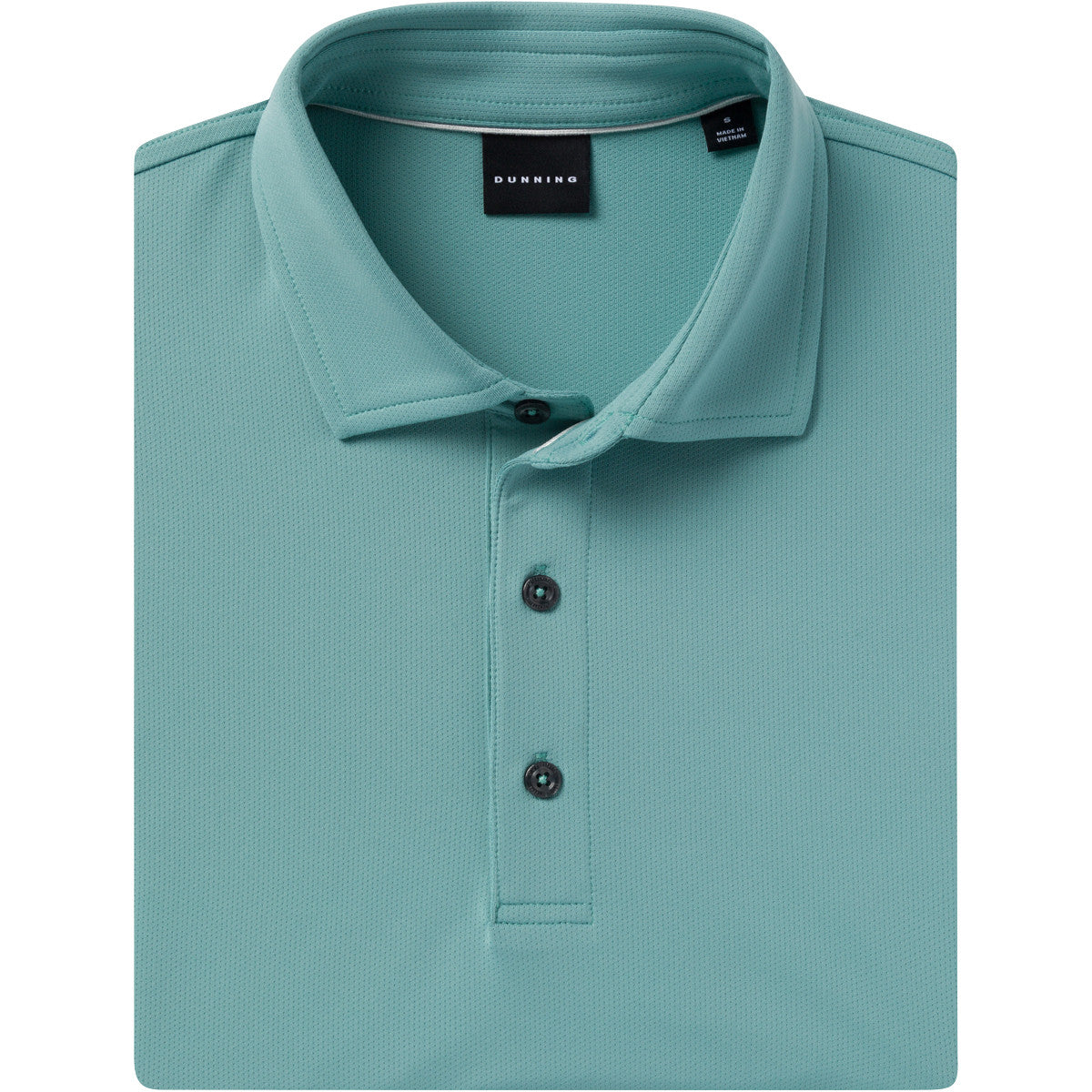 Teal Quest Ventilated Performance Polo ventilated fabric detail