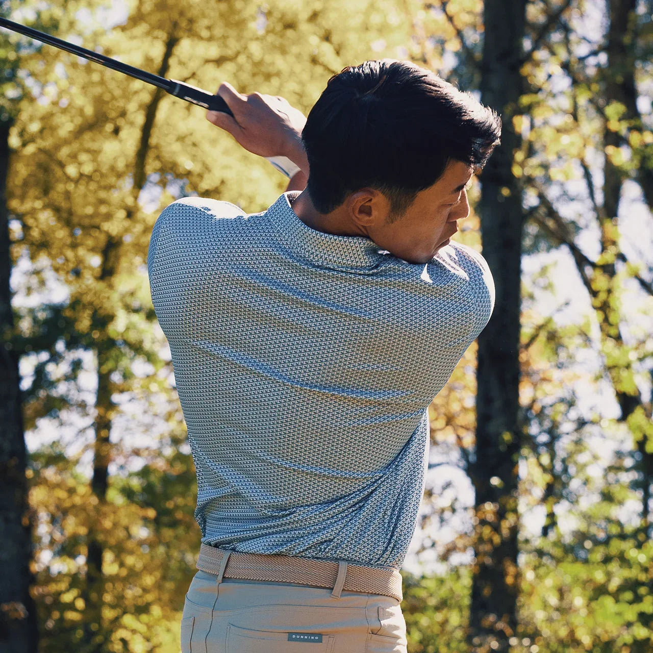 Lanwick Mesh Performance Polo back view