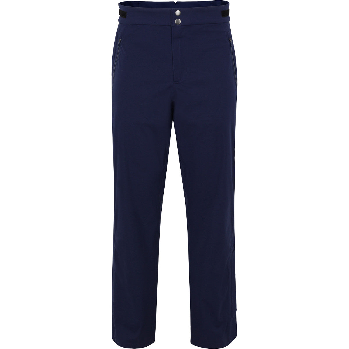 Navy blue pants on a white background