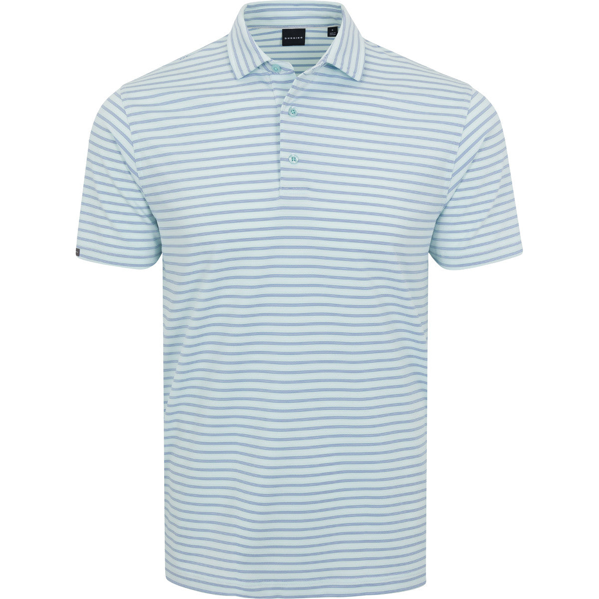 Milwick Ventilated Performance Polo multi stripe pattern detail