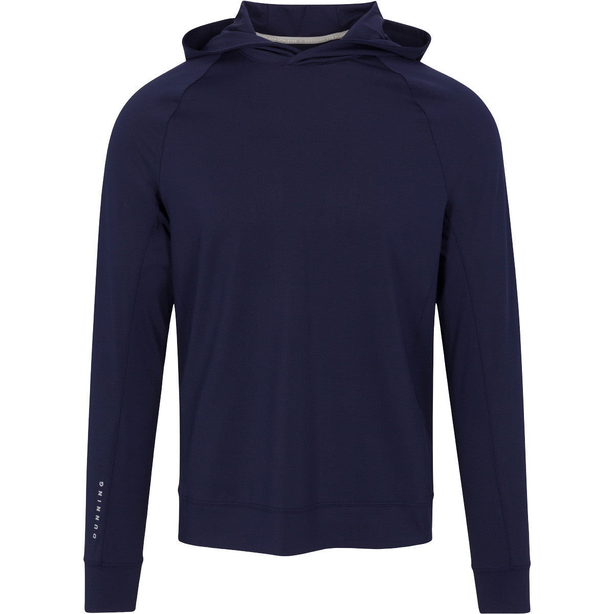 Navy blue hoodie on a white background