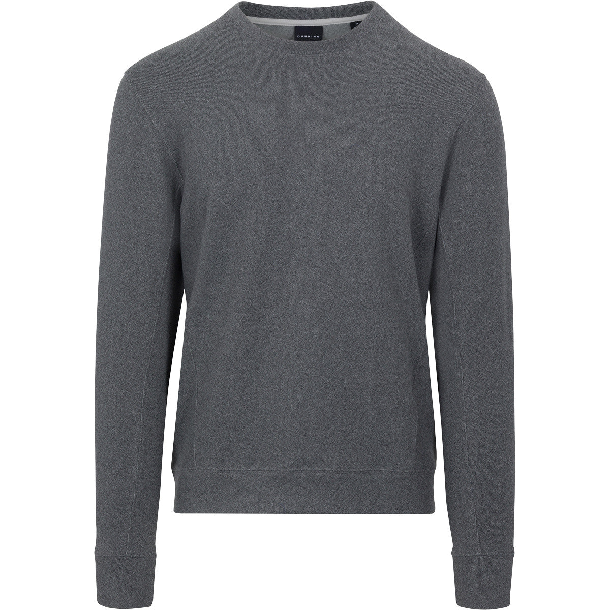 Mercer Stretch Performance Crewneck heathered fleece detail
