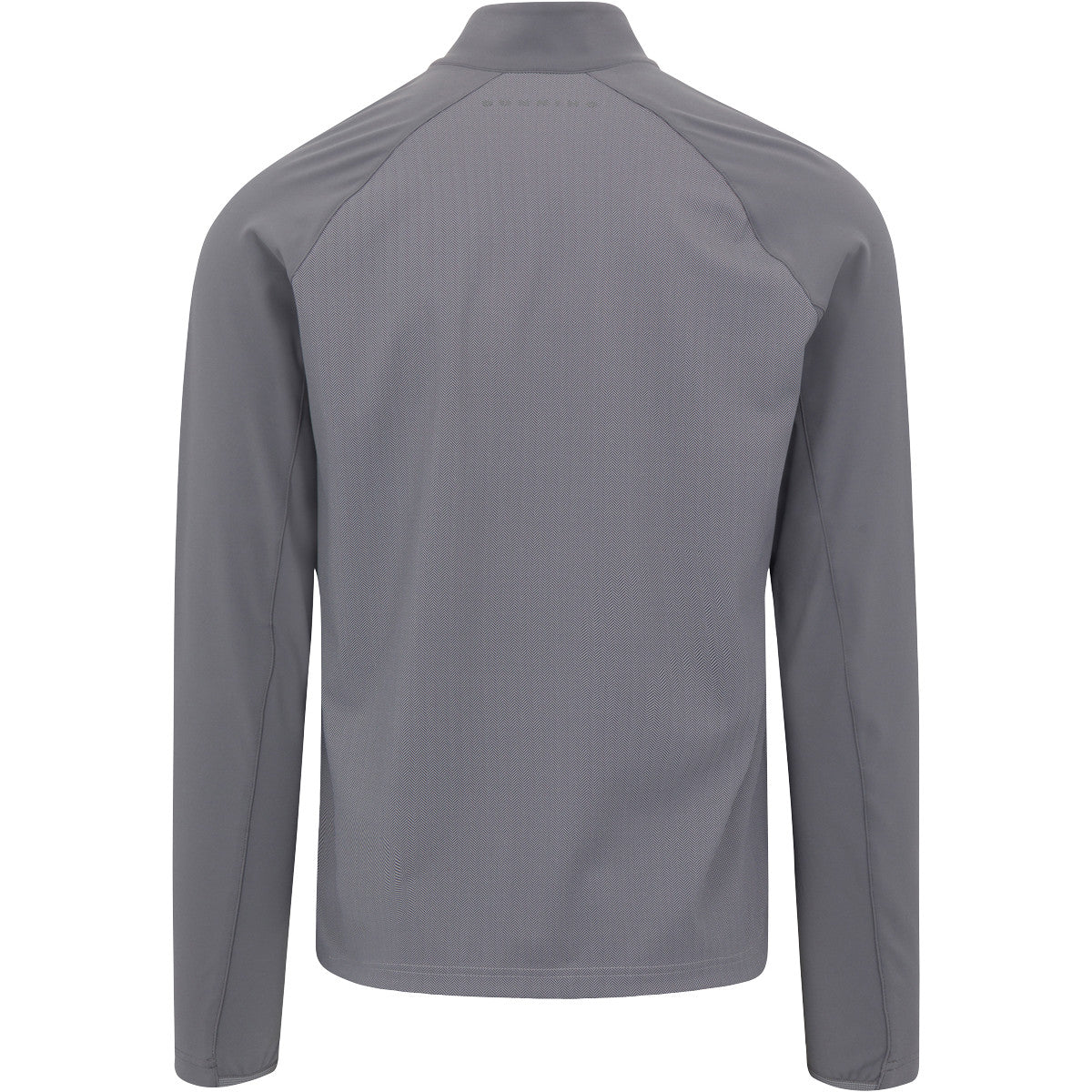 Glenbeg Herringbone Quarter Zip back view