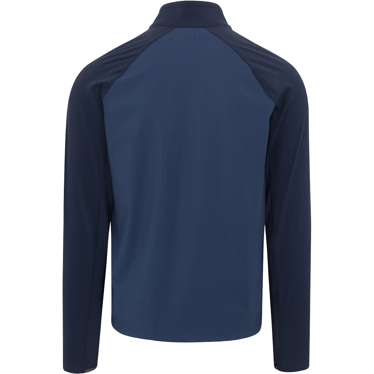 Glenbeg Herringbone Quarter Zip back view