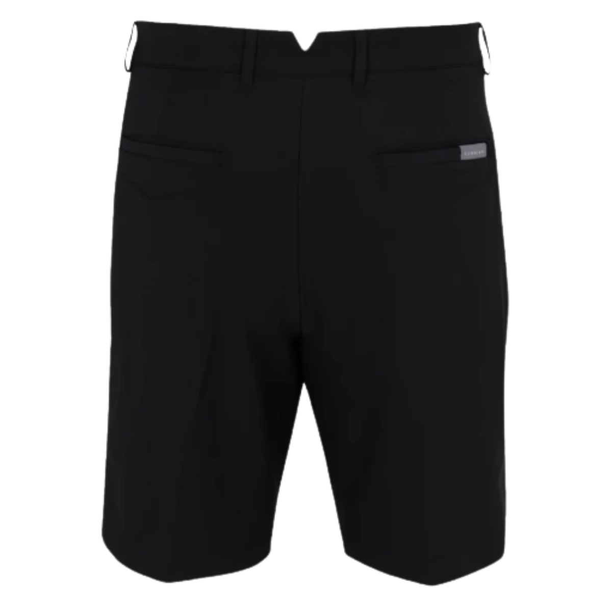 Player Fit Woven 9" Short in black, back view