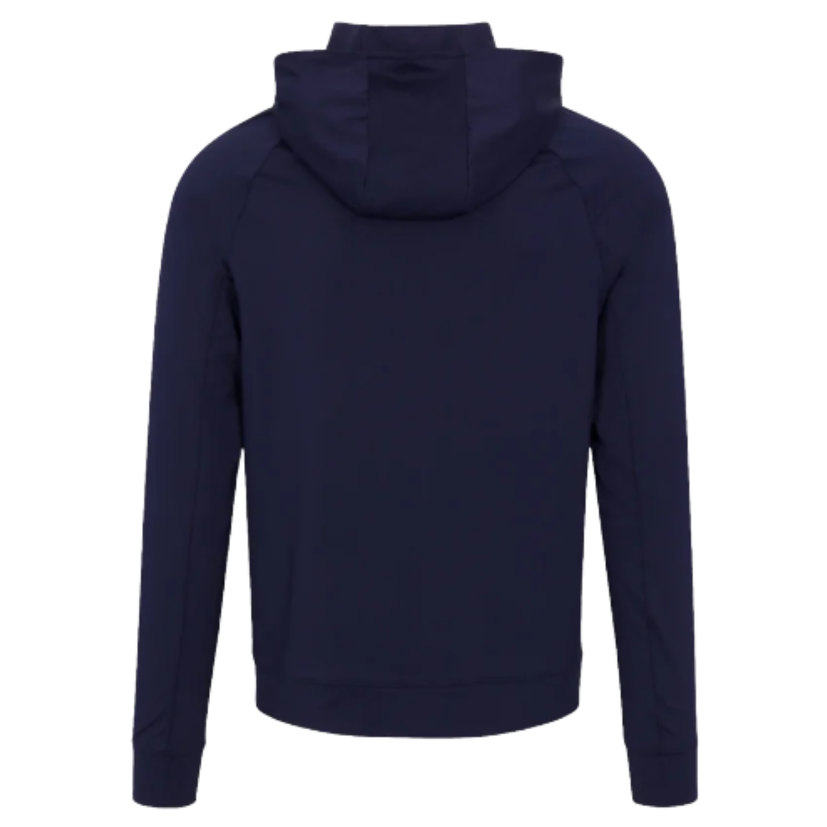 Quest 2.0 Ventilated Performance Hoodie in Halo navy, back view