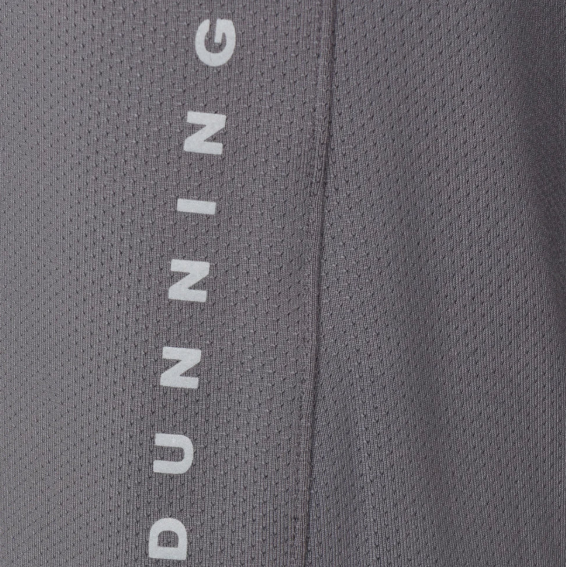 Quest 2.0 Ventilated Performance Hoodie in Alloy Grey, sleeve logo detail