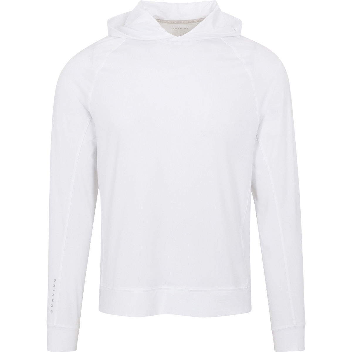 White hoodie on a white background
