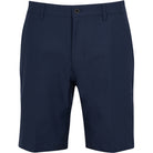 Navy blue shorts on a white background