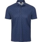 Boyd Ventilated Performance Polo dash print detail