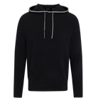 Campbell Tipped Cashmere Hoodie hood and neckline detail