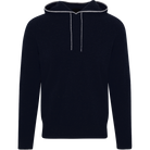 Campbell Tipped Cashmere Hoodie hood and neckline detail
