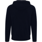 Campbell Tipped Cashmere Hoodie back view
