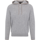 Campbell Tipped Cashmere Hoodie front view