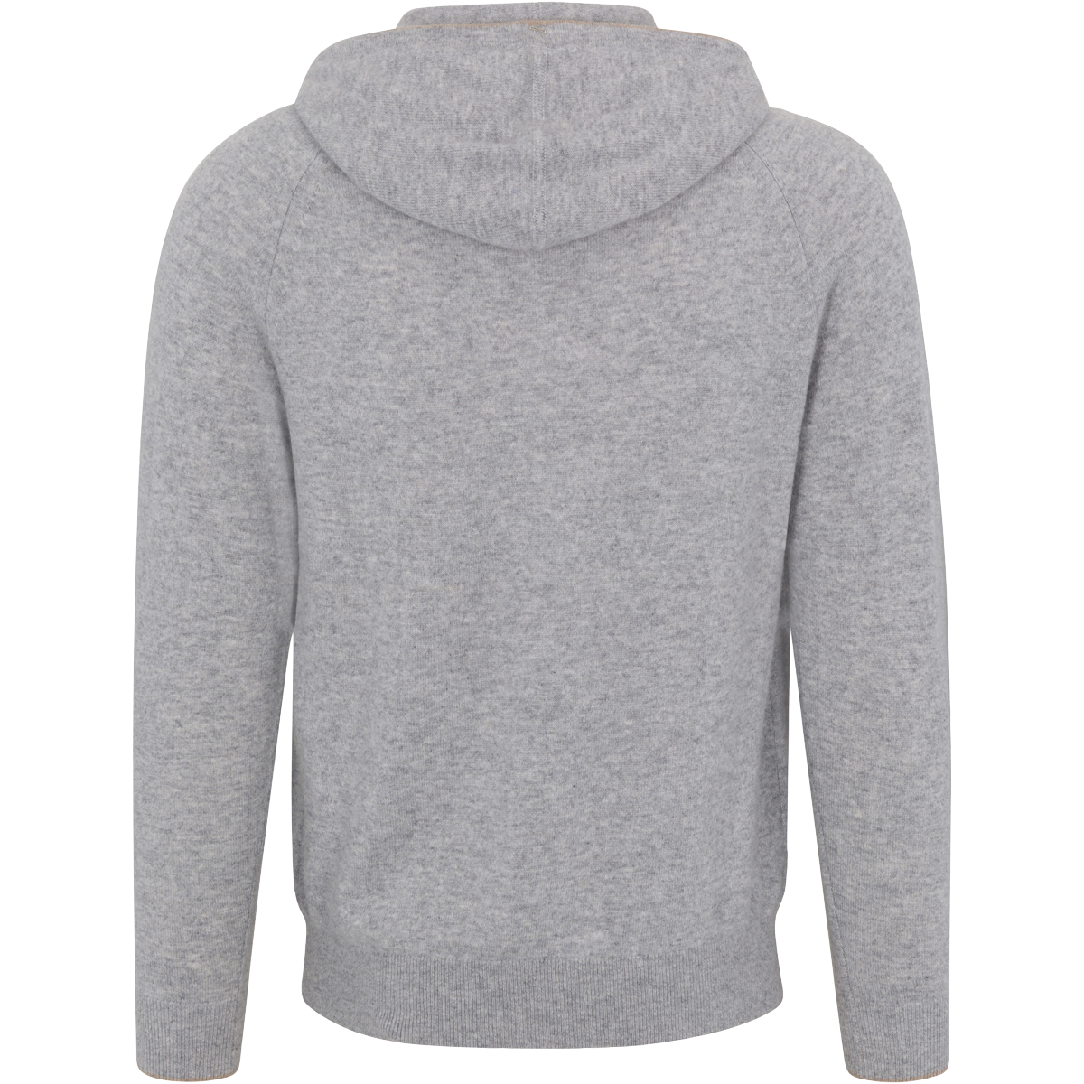 Campbell Tipped Cashmere Hoodie back view