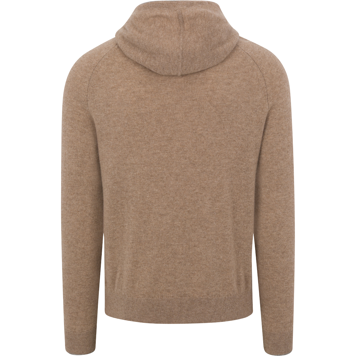 Campbell Tipped Cashmere Hoodie back view