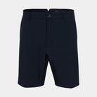Player Fit Woven 9" Short in halo, front view