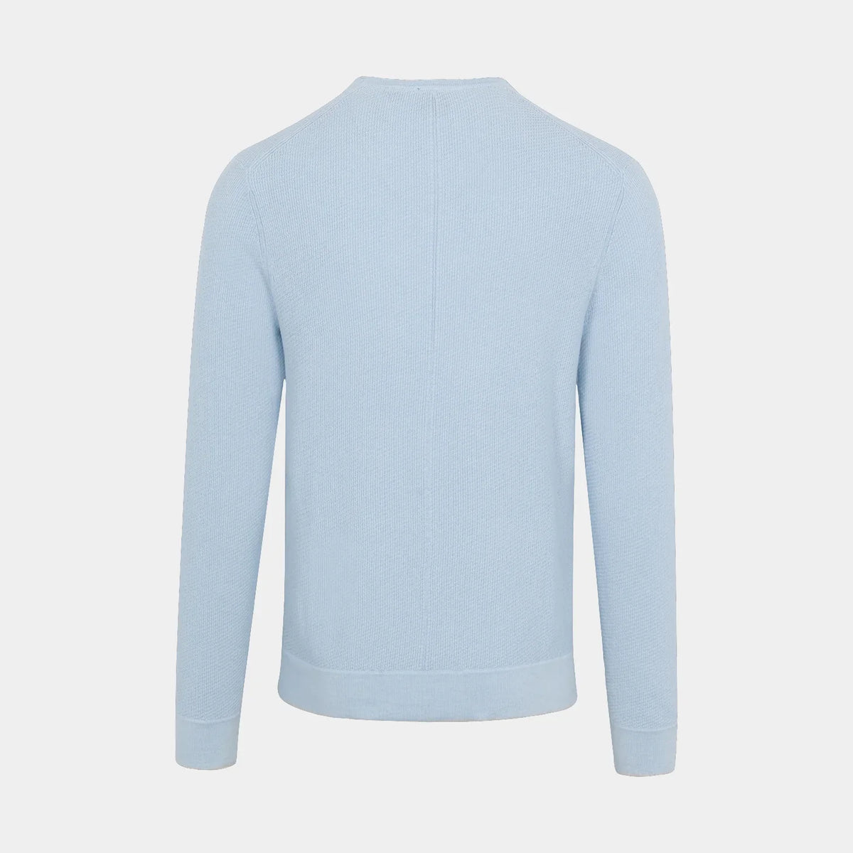 Connor THERMOLITE Rollneck Sweater in Cashmere Blue, back view