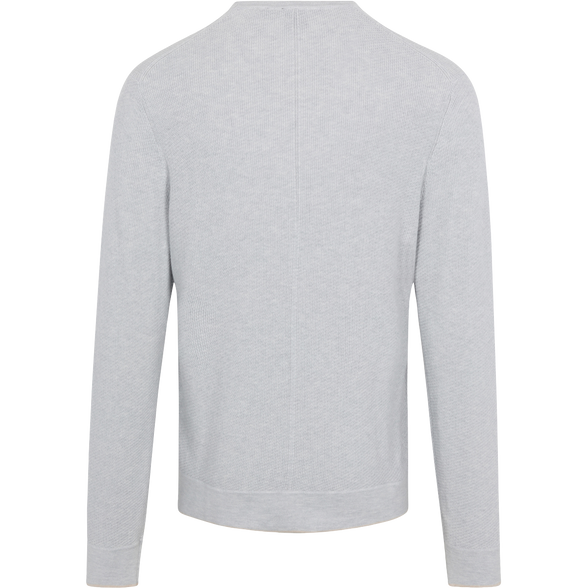 Light gray sweater on a white background