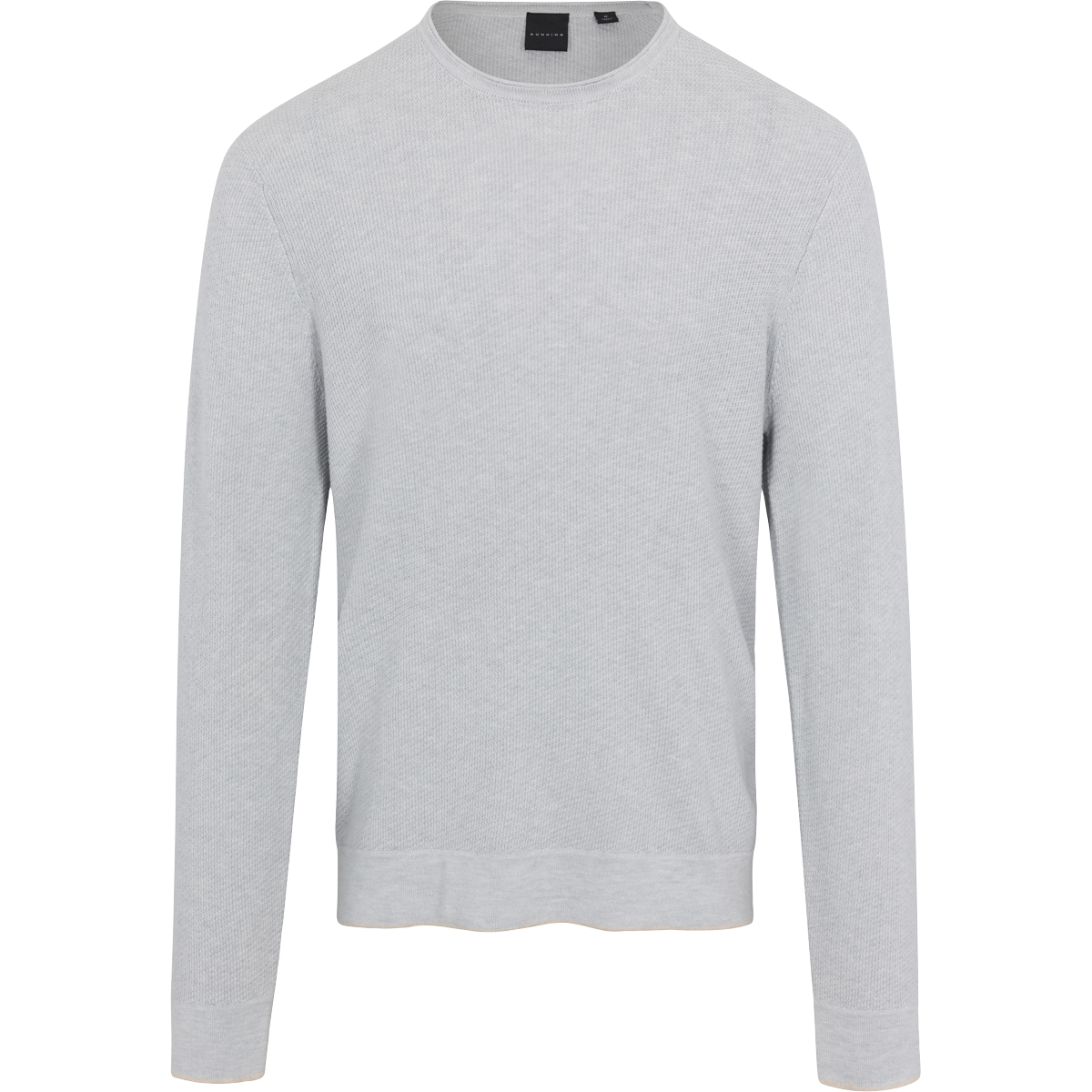 Gray sweater on a white background