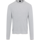 Gray sweater on a white background