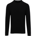 Black sweater on a white background