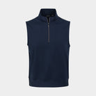 Player 2.0 Quarter Zip Vest in Halo navy, front view