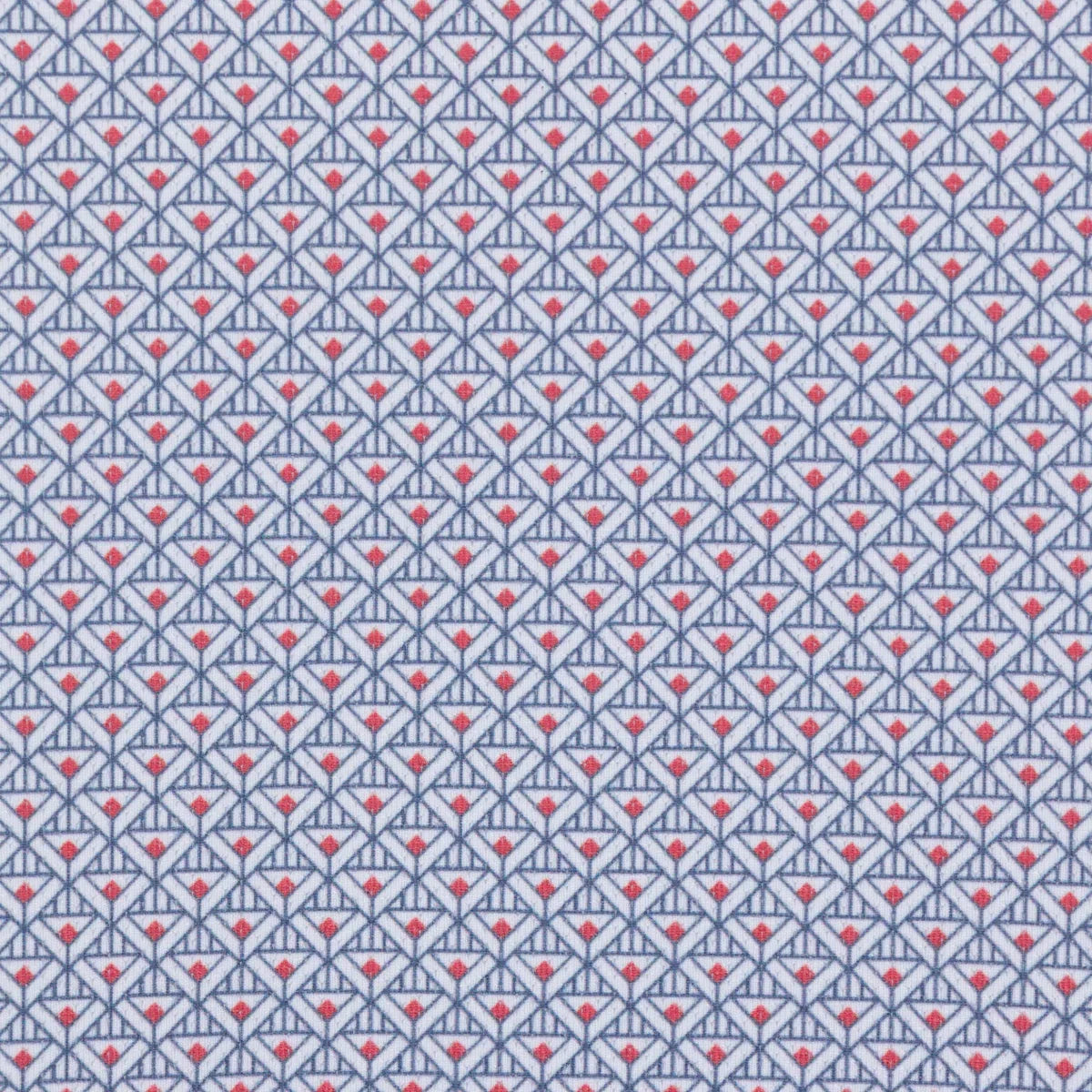 Lanwick Mesh Performance Polo abstract geo print detail