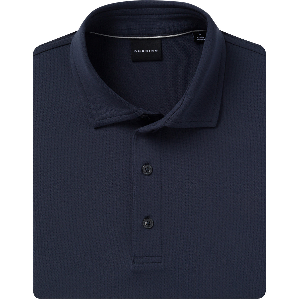 Quest Ventilated Performance Polo in navy, folded