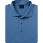 Folded Quest Ventilated Performance Polo collar and button detail