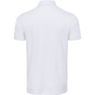Quest Ventilated Performance Polo in white, back view