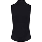 Black sleeveless shirt on a white background