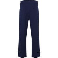 Navy blue pants on a white background