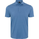 Marine blue polo shirt on a white background