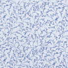 Blue floral pattern on a light blue background