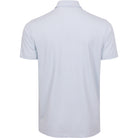 Lanwick Mesh Performance Polo in light blue, back view