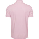 Pink Lanwick Mesh Performance Polo back view