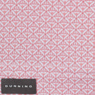 Pink Lanwick Mesh Performance Polo abstract geo print detail