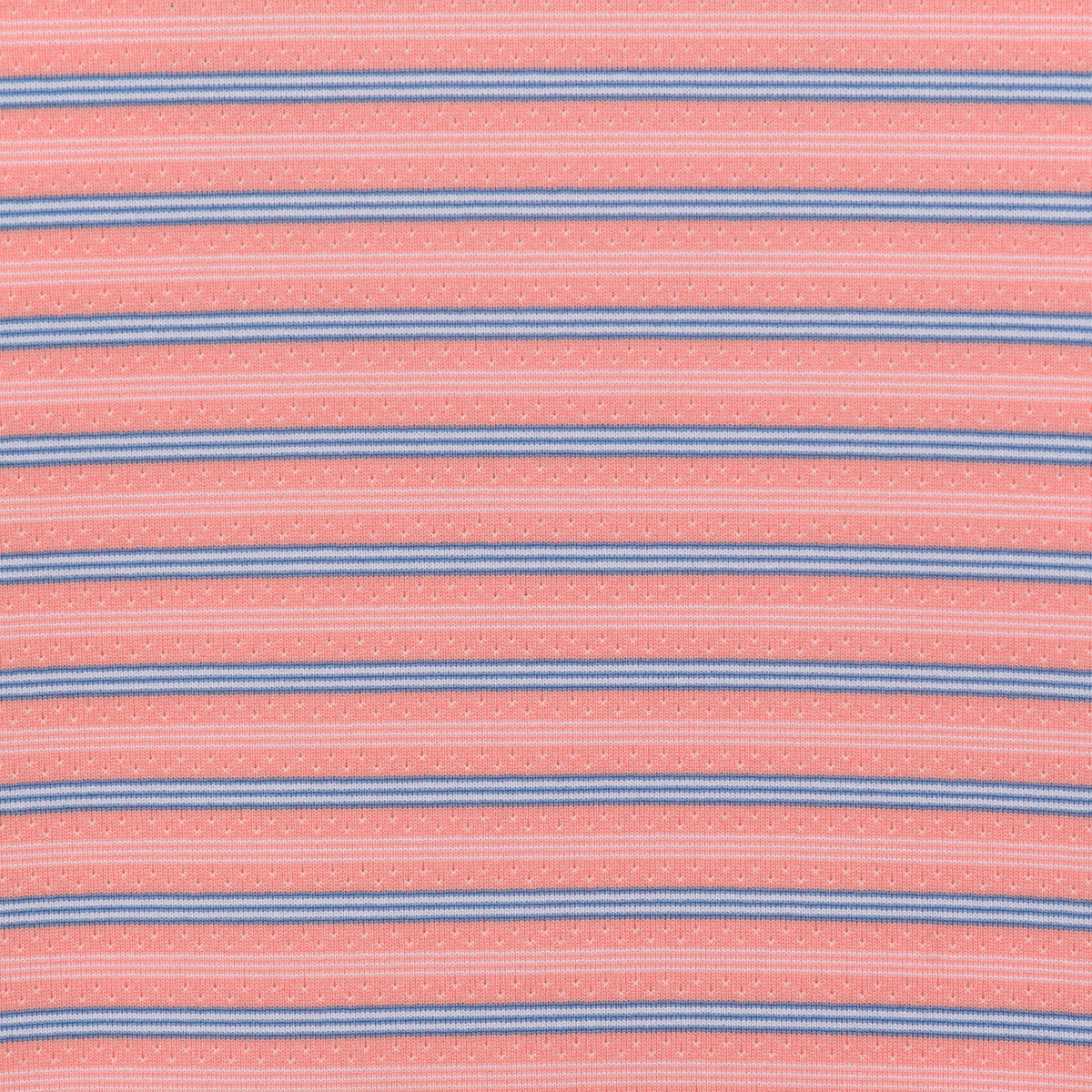 Fabric with pink and blue striped pattern