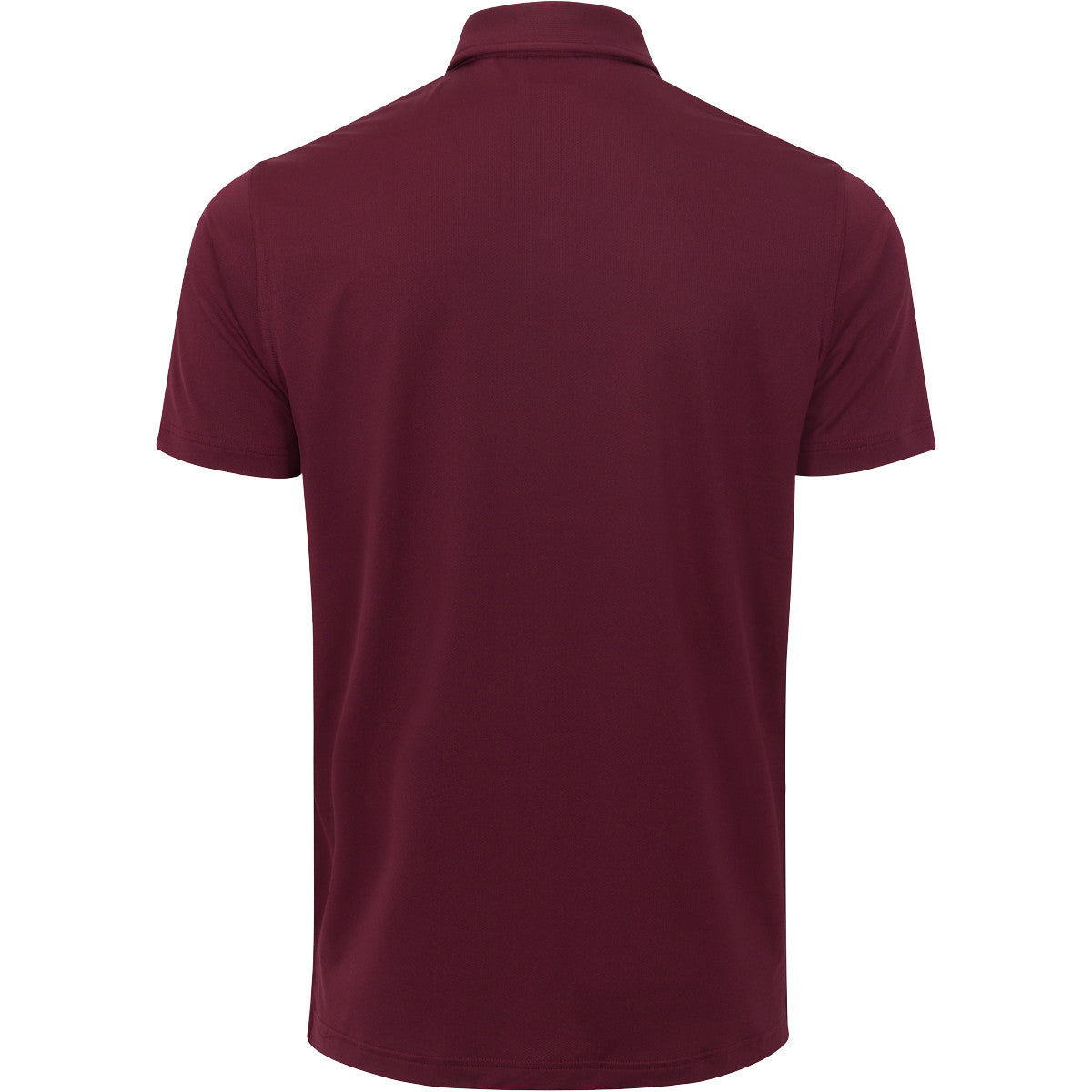Burgundy Quest Ventilated Performance Polo back view