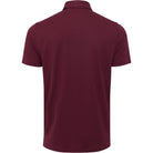 Burgundy Quest Ventilated Performance Polo back view