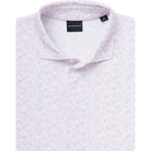 Bennett Ventilated Performance Polo botanical print detail