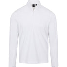 White long-sleeve shirt on a white background