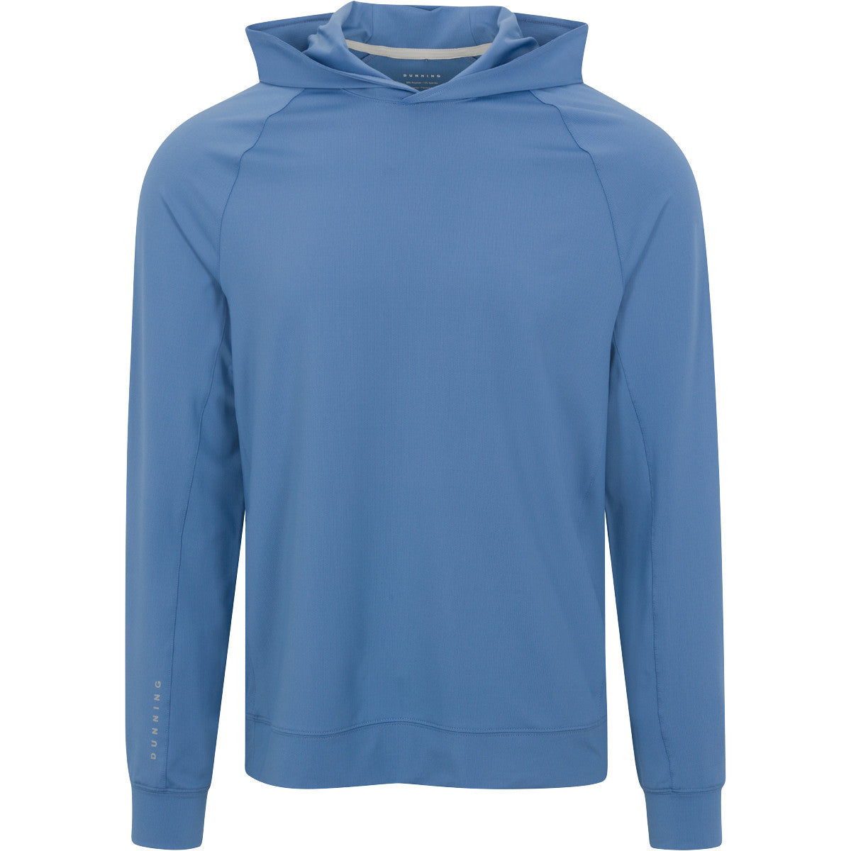 Blue hoodie on a white background