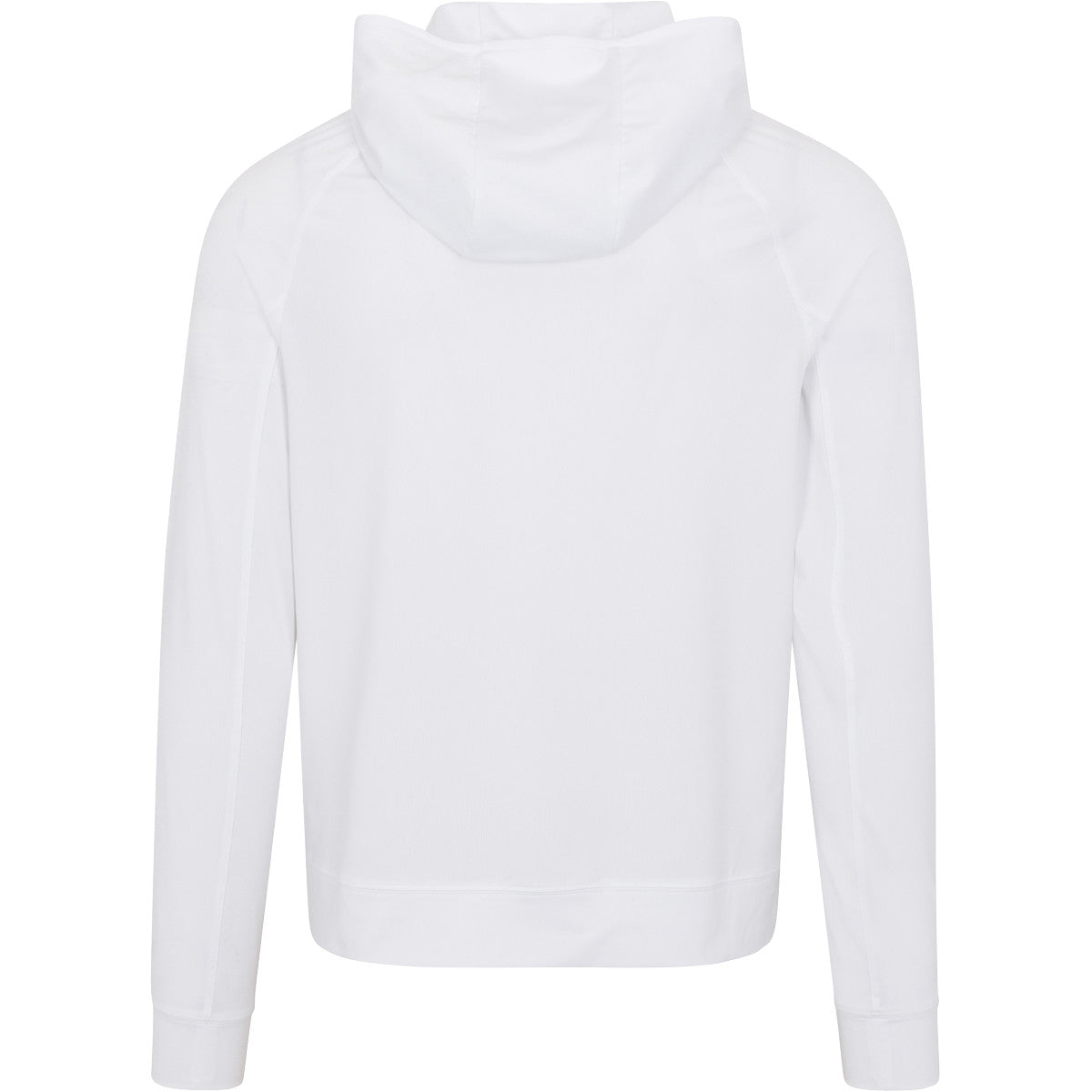 White hoodie on a white background
