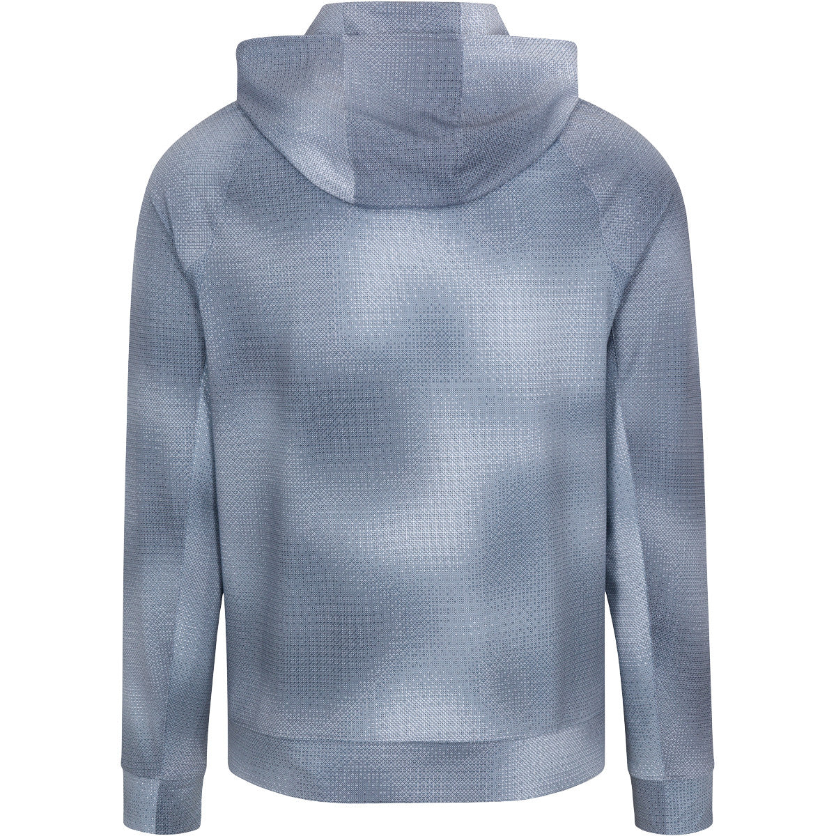 Blue textured hoodie on a white background