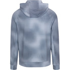 Blue textured hoodie on a white background